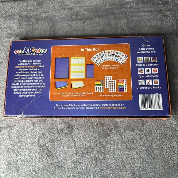 SchKIDules Home Bundle Visual Schedule Kids Magnetic Routine Board ADHD Autism - Picture 6 of 9